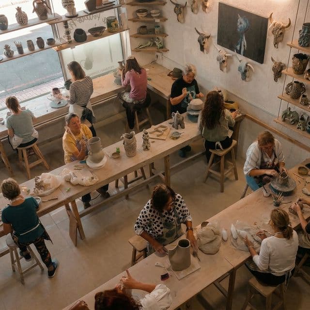 Pottery Studio atmosphere